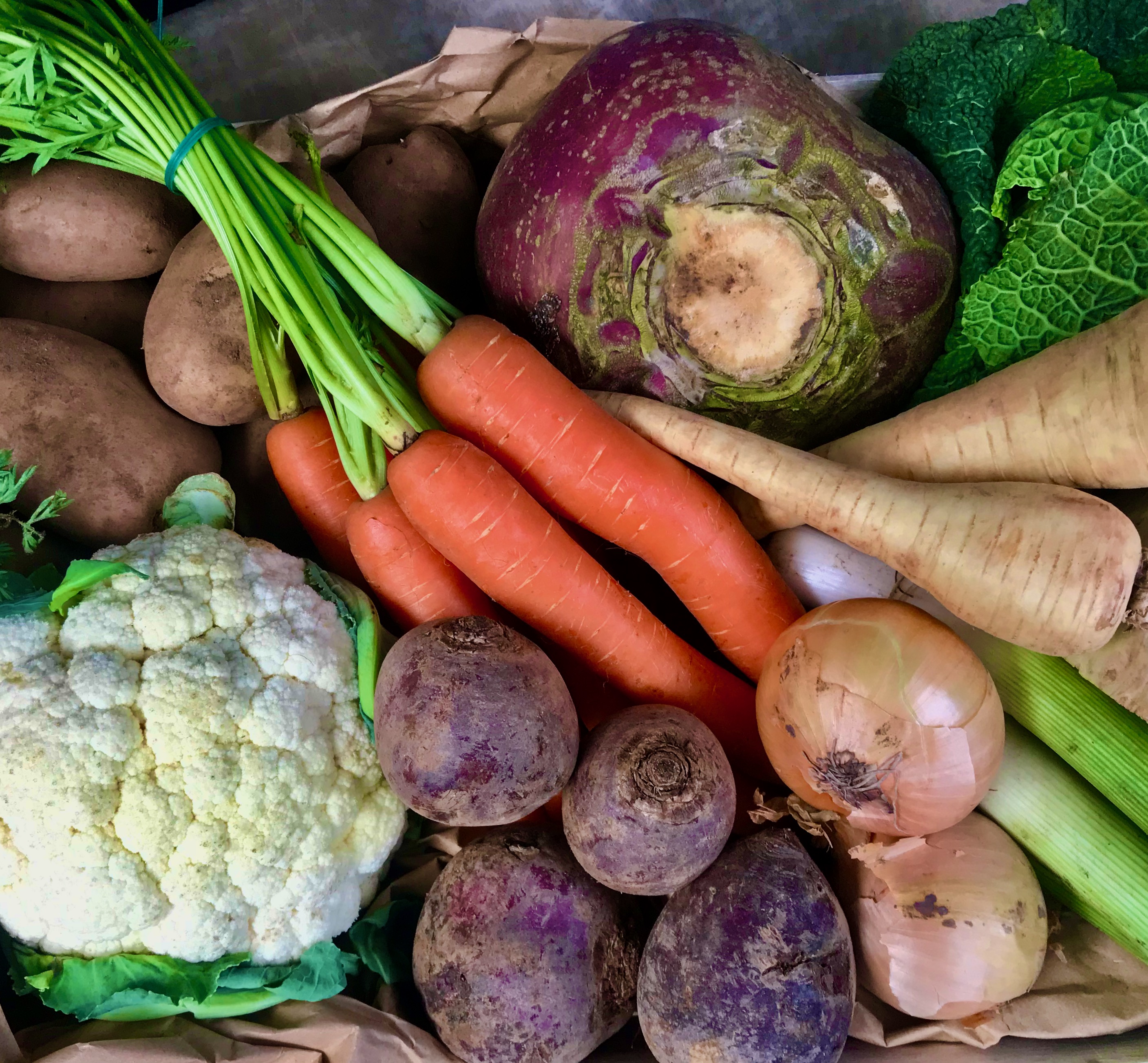 Vintage Veg Box